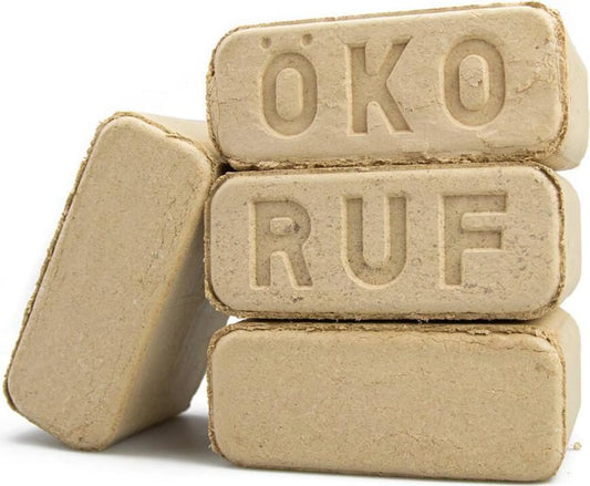 RUF Holzbriketts Buche premium | 96x 10kg Pakete (960kg Gesamtgewicht)