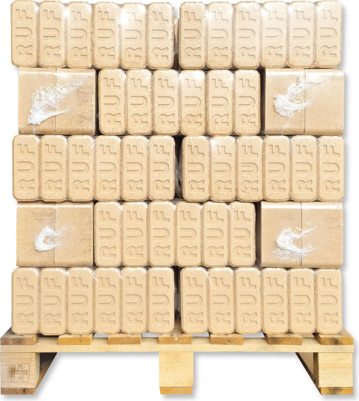 RUF Hartholzbriketts aus Buche & Eiche | Energie Kienbacher | 60x 10kg (600kg Palette)