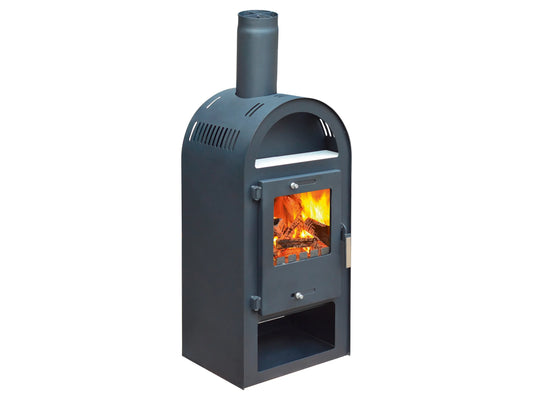 ACCENTE Kaminofen Magna 3.0 UNI-1963 Holzofen Stahl Schwarz 7kW