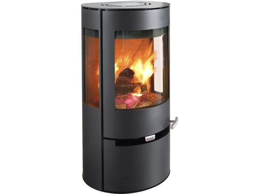 Aduro 9 Kaminofen 6kW Holzofen Stahlverkleidung Schwarz EEK A+