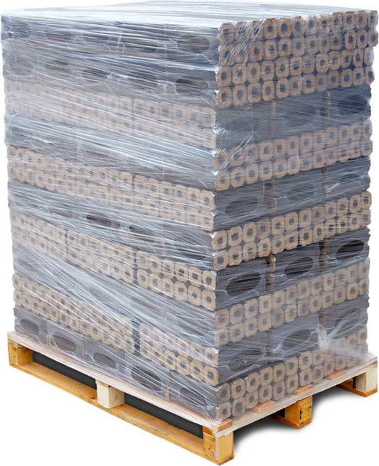 PINI KAY Holzbriketts Buche 960kg | Premium Briketts 96 x 10kg Palette