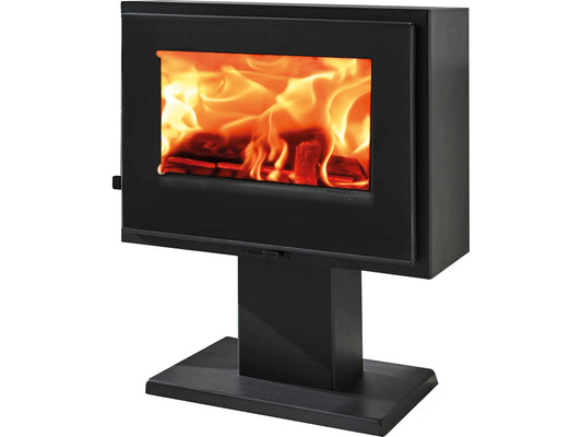 Panadero Kaminofen 7kW Holzofen Stahl Schwarz